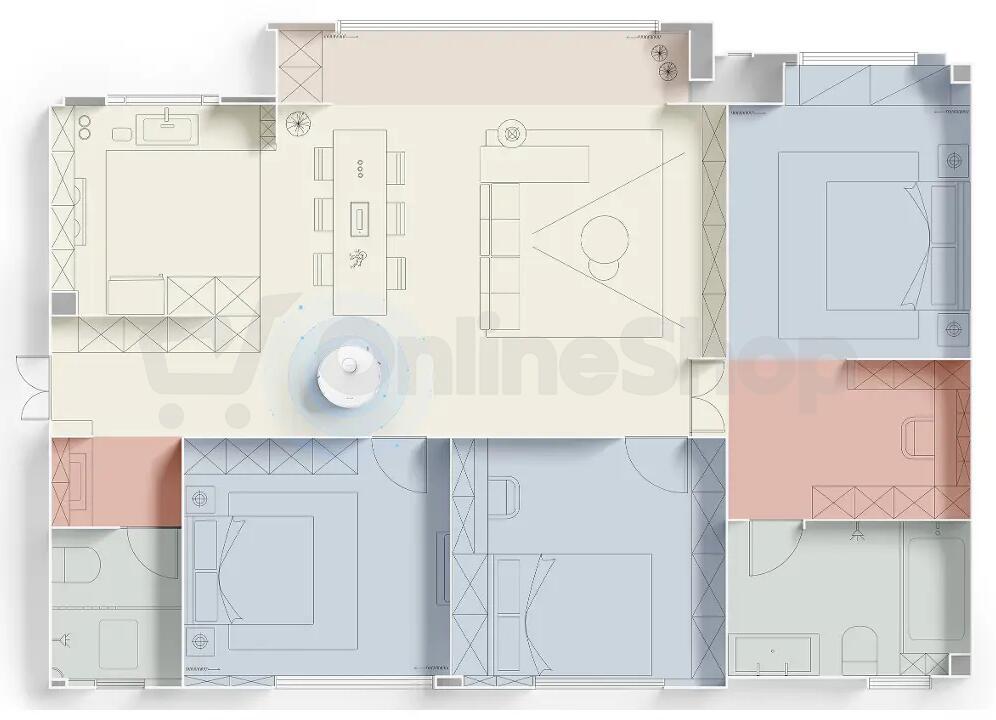 Robotický vysavač Dreame D20 Pro bílý