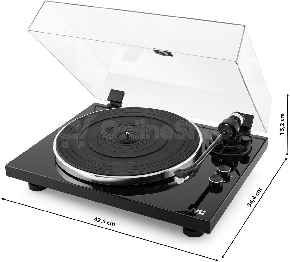 Gramofon JVC AL-E534B, černý