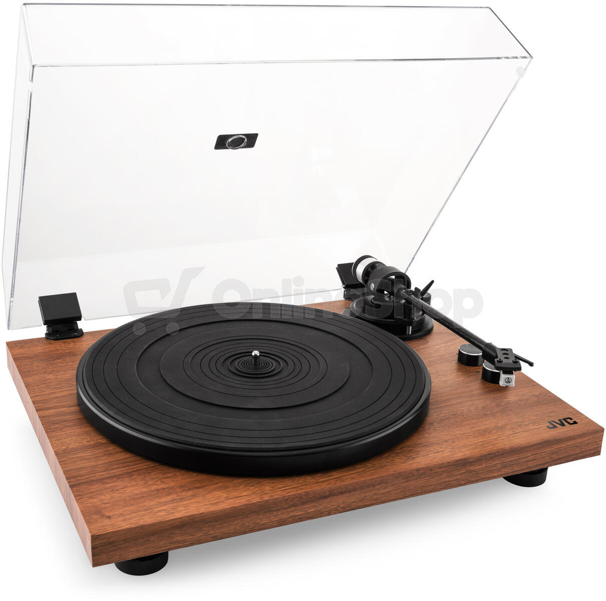 Gramofon JVC AL-E534M, hnědý