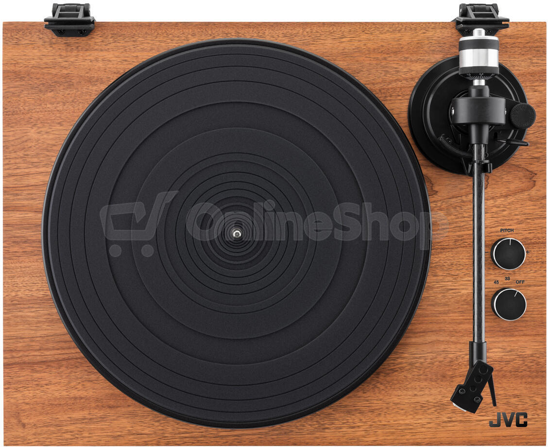 Gramofon JVC AL-E534M, hnědý