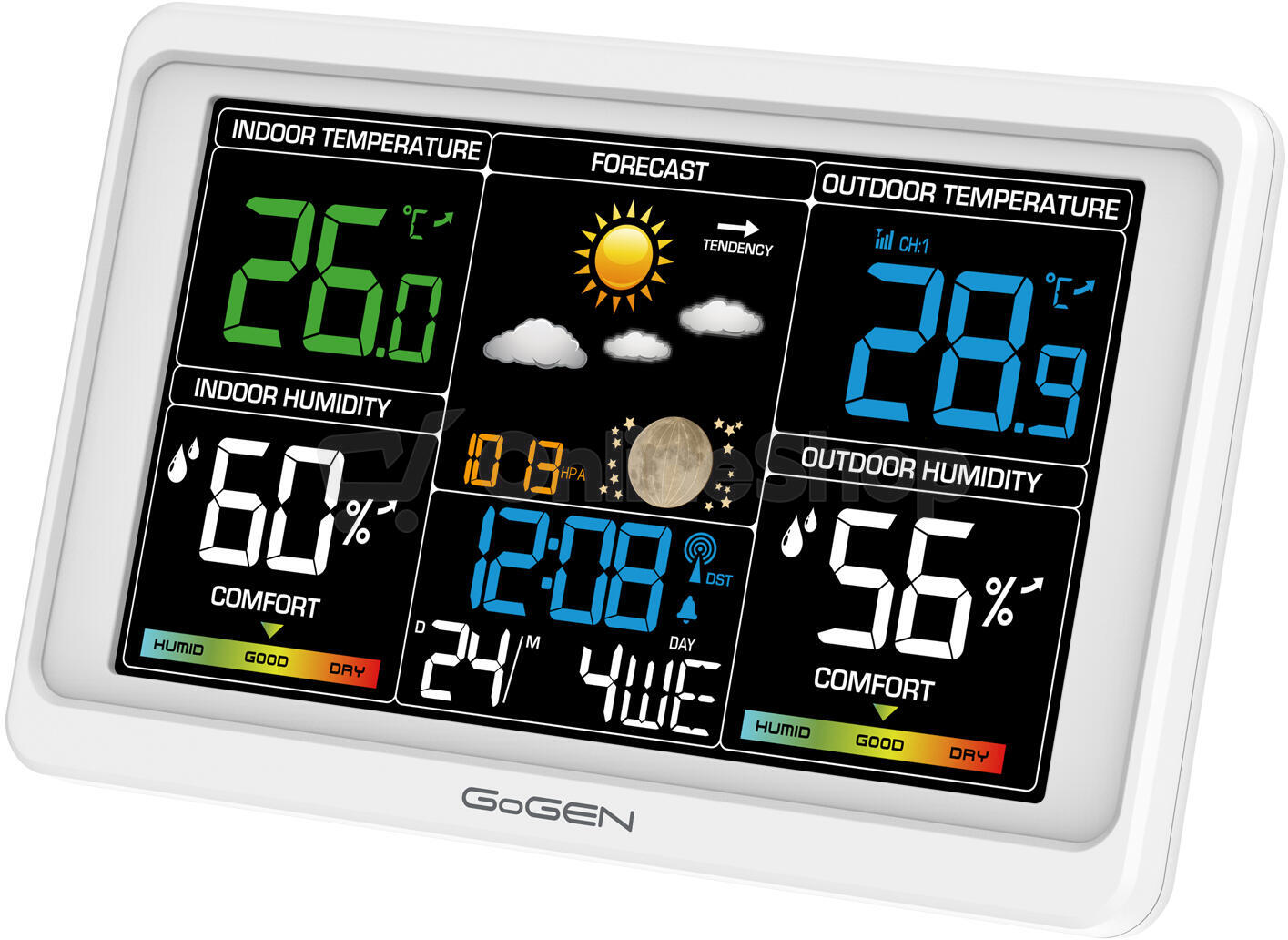 Meteostanice GoGEN ME 3350, bílá
