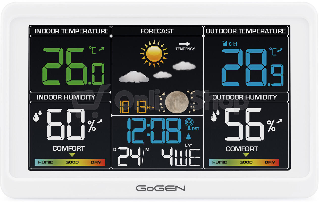 Meteostanice GoGEN ME 3350, bílá