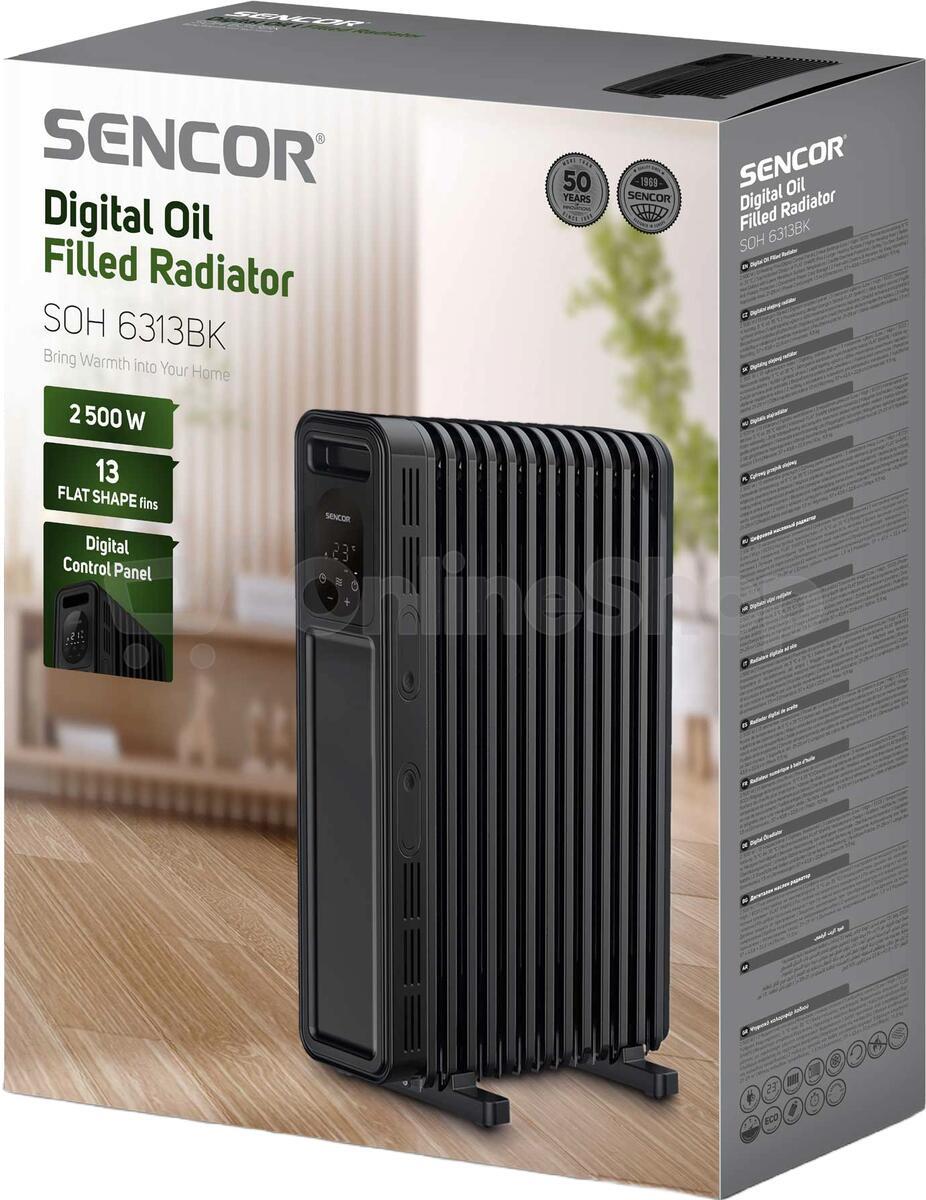 Olejový radiátor Sencor SOH 6313BK