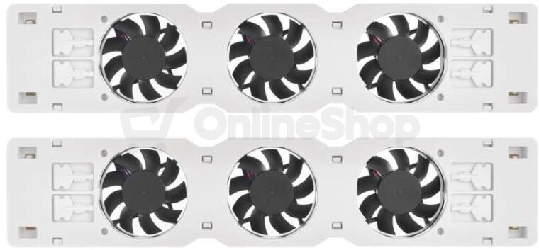 Emos ventilátor pod radiátor DUO, bílý (P56PR2)