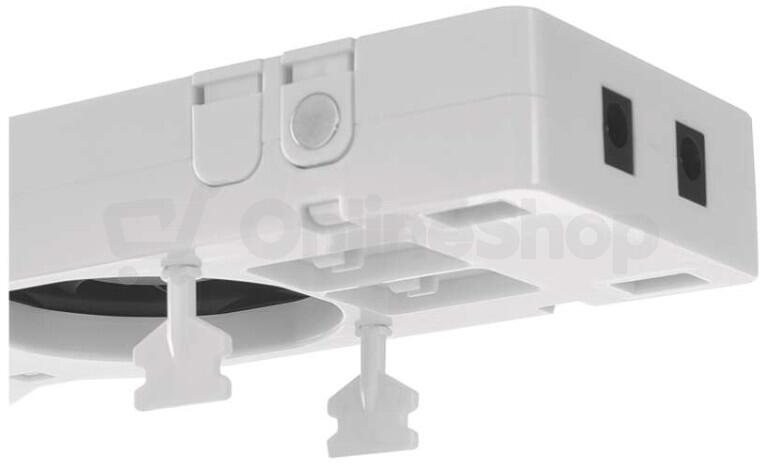 Emos ventilátor pod radiátor DUO, bílý (P56PR2)