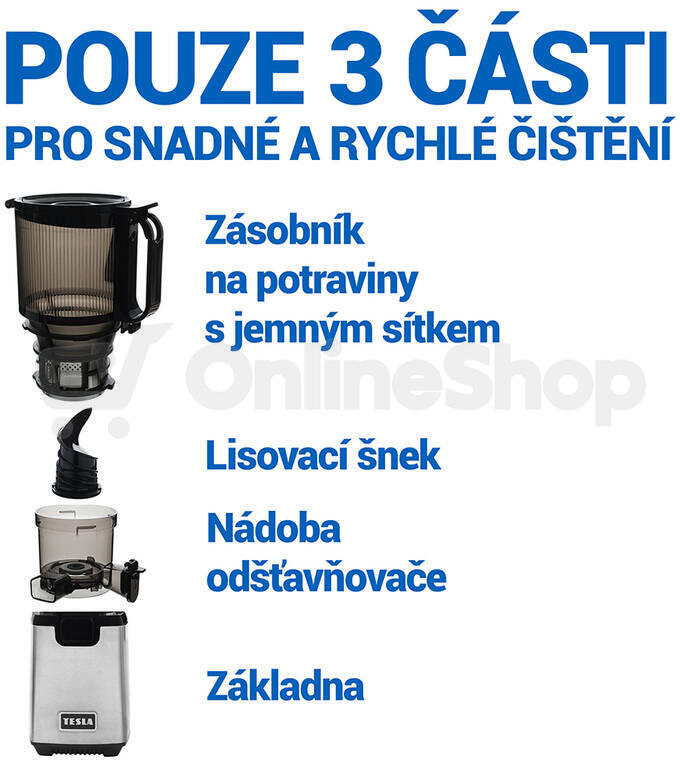 TESLA SlowJuicer SJ770 XXL Deluxe