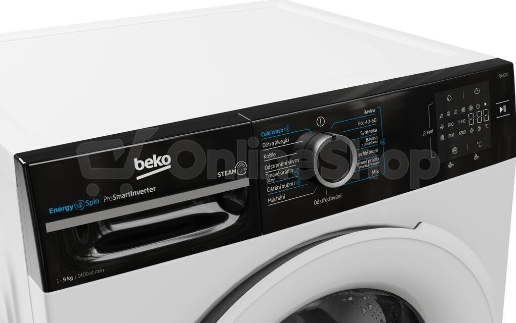 Pračka předem plněná BEKO BM3WFU3941WBW