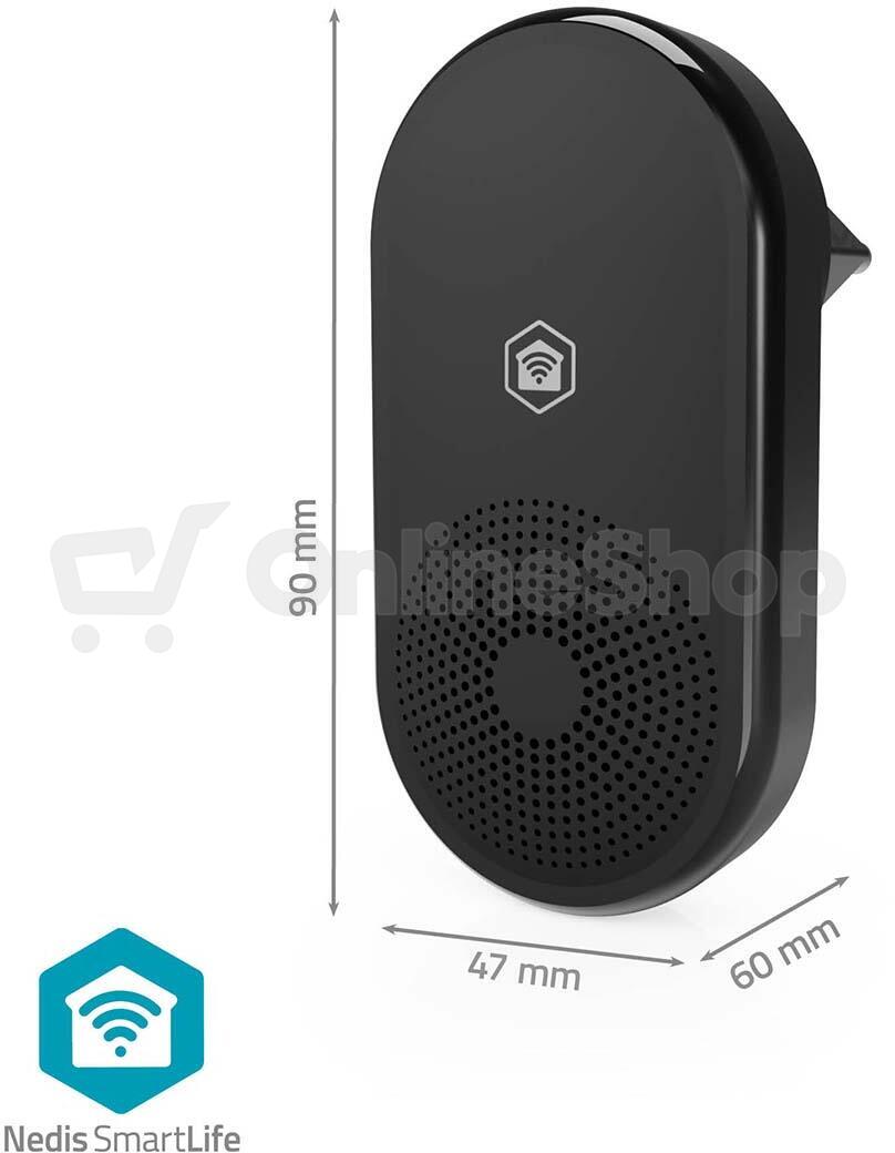SmartLife Zvonek NEDIS WIFICDPC11CBK