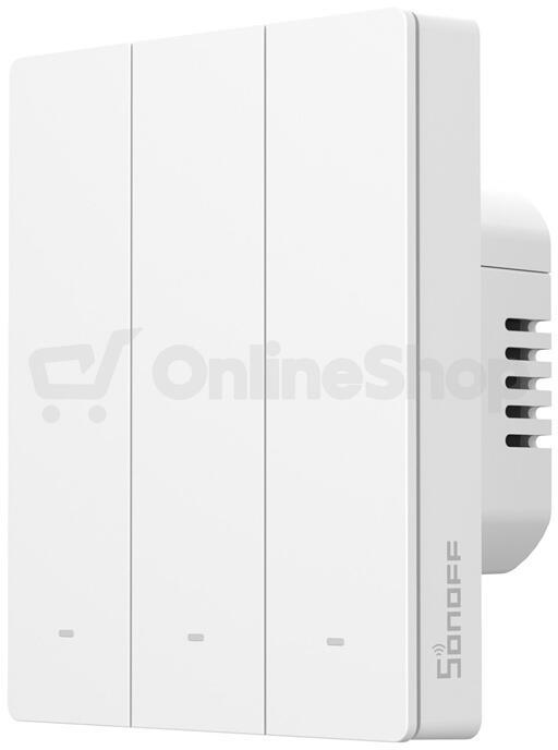 Chytrý nástěnný spínač SONOFF Zigbee ZBM5-3C-80W, 3kanálový