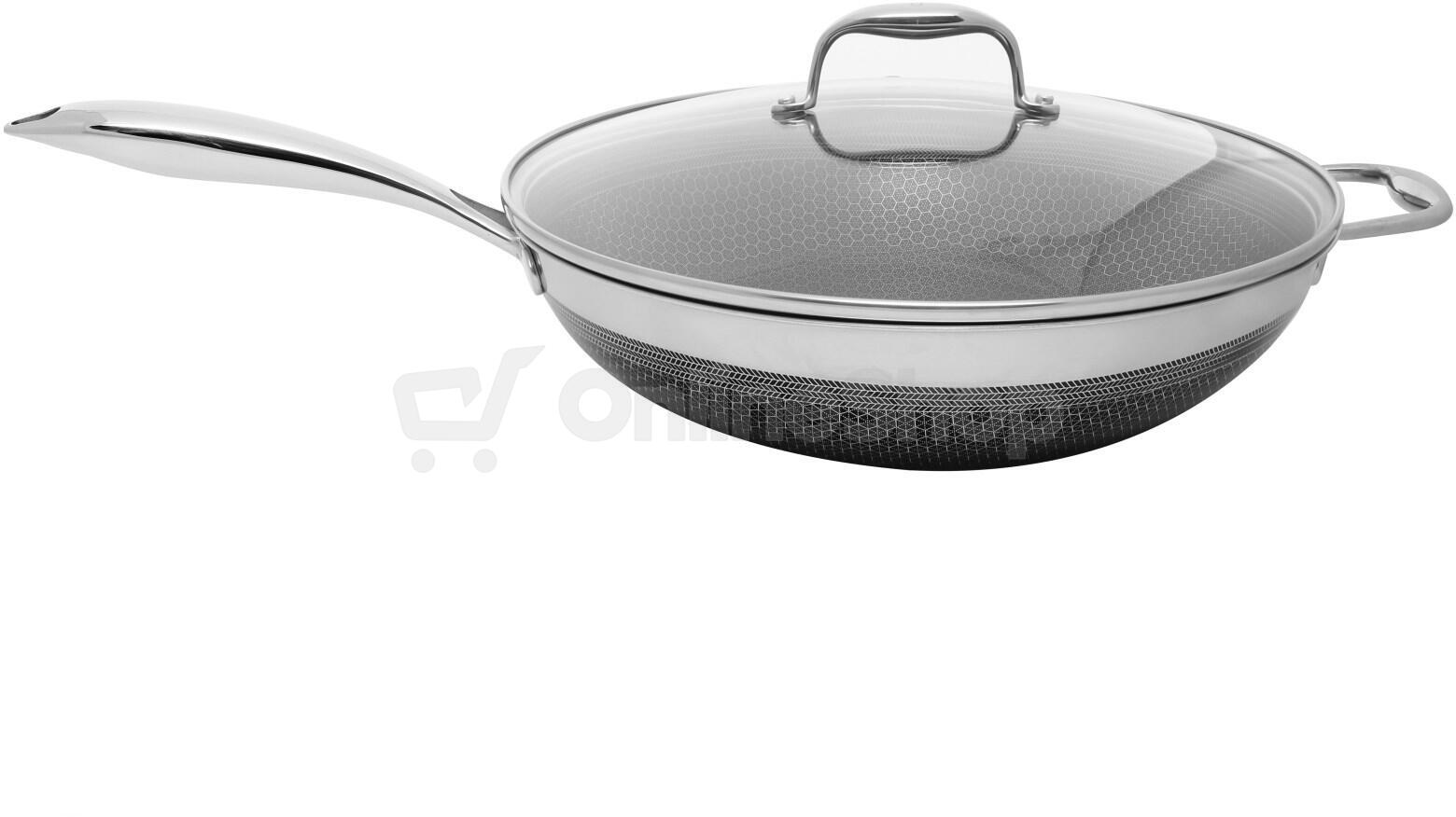 WOK pánev s poklicí KOHERSEN BLACK CUBE 71111 32 cm