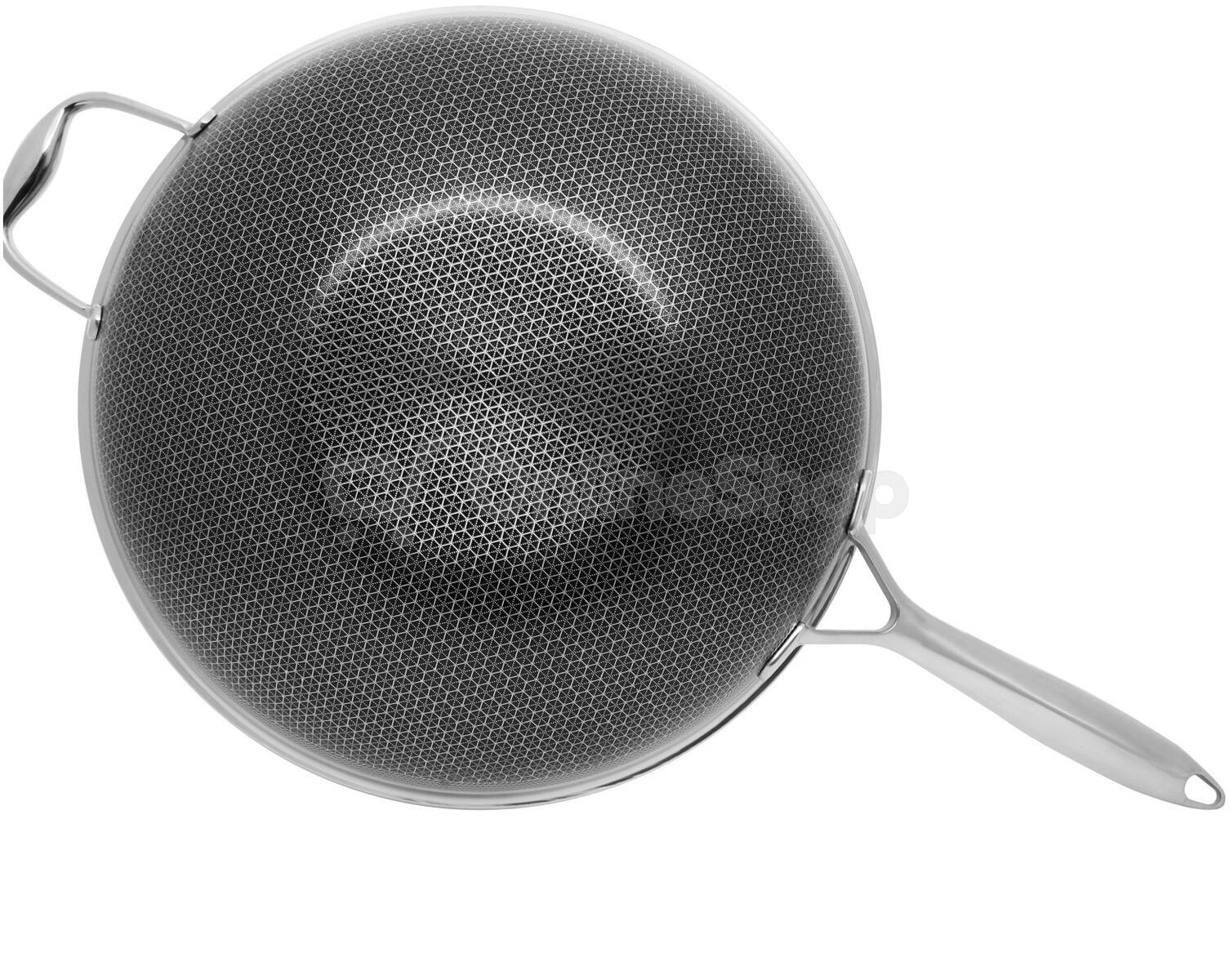 WOK pánev s poklicí KOHERSEN BLACK CUBE 71111 32 cm