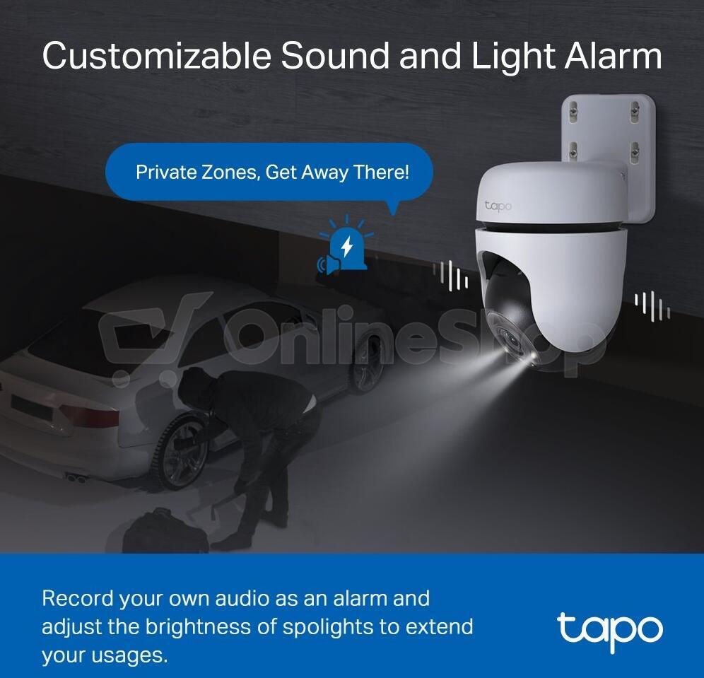 Kamera TP-Link Tapo C510W(2-pack) 3MPx, venkovní, IP PTZ, WiFi, přísvit