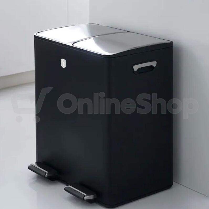 BERLINGERHAUS Koš odpadkový 2x30 litrů Black Rose Collection BH-8883
