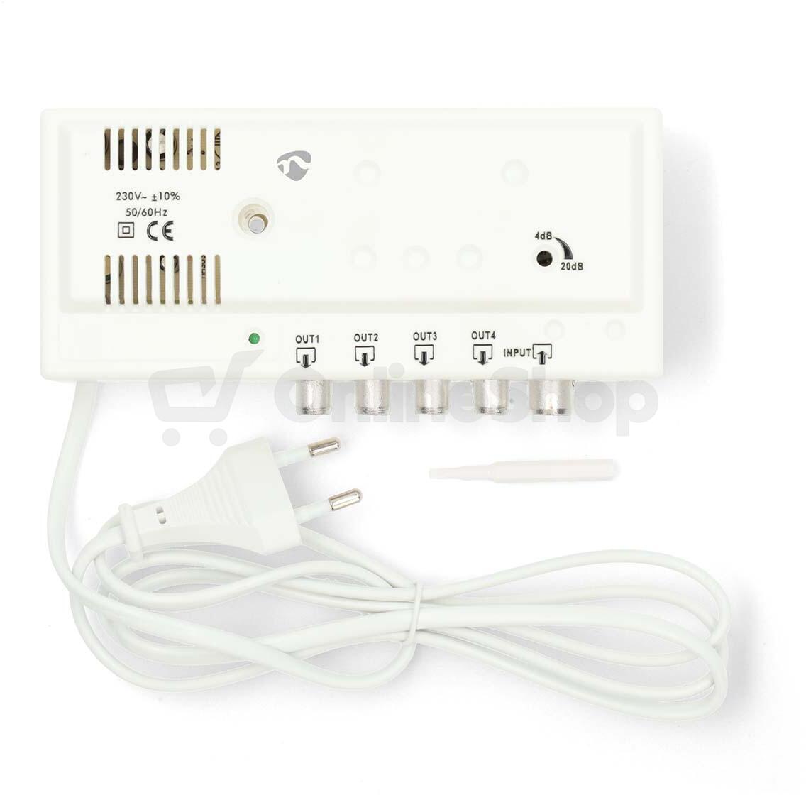CATV zesilovač NEDIS SAMP42244WT
