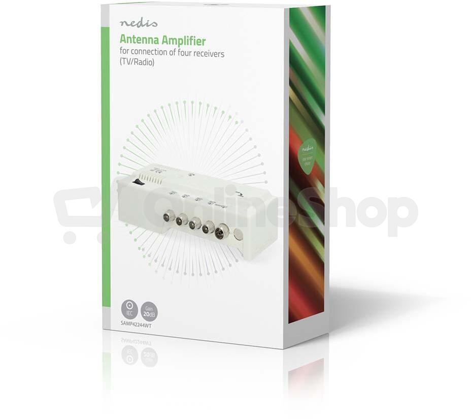 CATV zesilovač NEDIS SAMP42244WT
