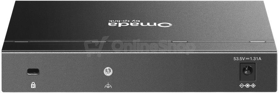 TP-Link OMADA switch SG2206MP (5xGbE,1xSFP,4xPoE+,63W,fanless)