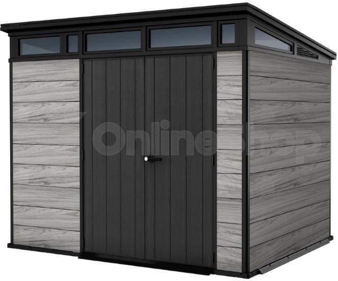 KETER PENT Signature domek 9x7 Storm Grey