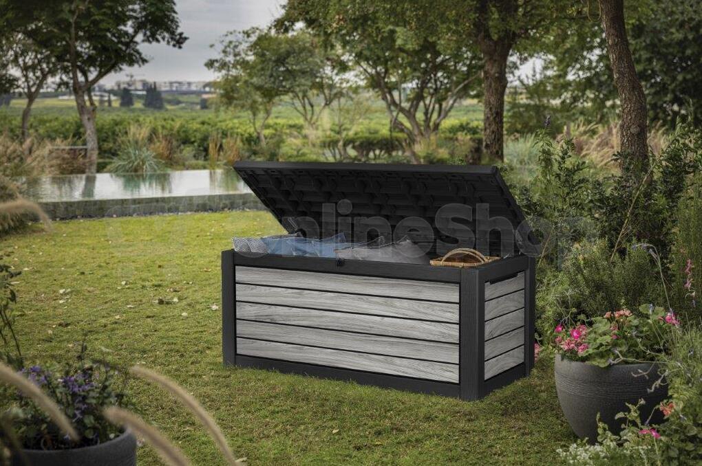 KETER SIGNATURE HORIZONTAL úložný box 630 L - STORM GREY