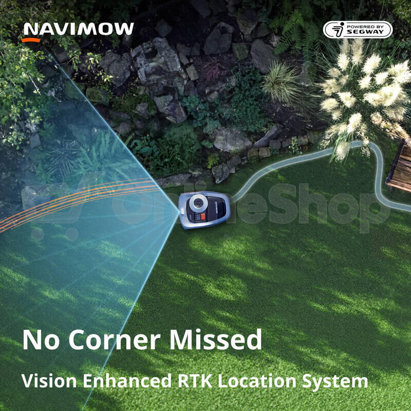 Robotická sekačka Segway Navimow i105E RTK + Vision