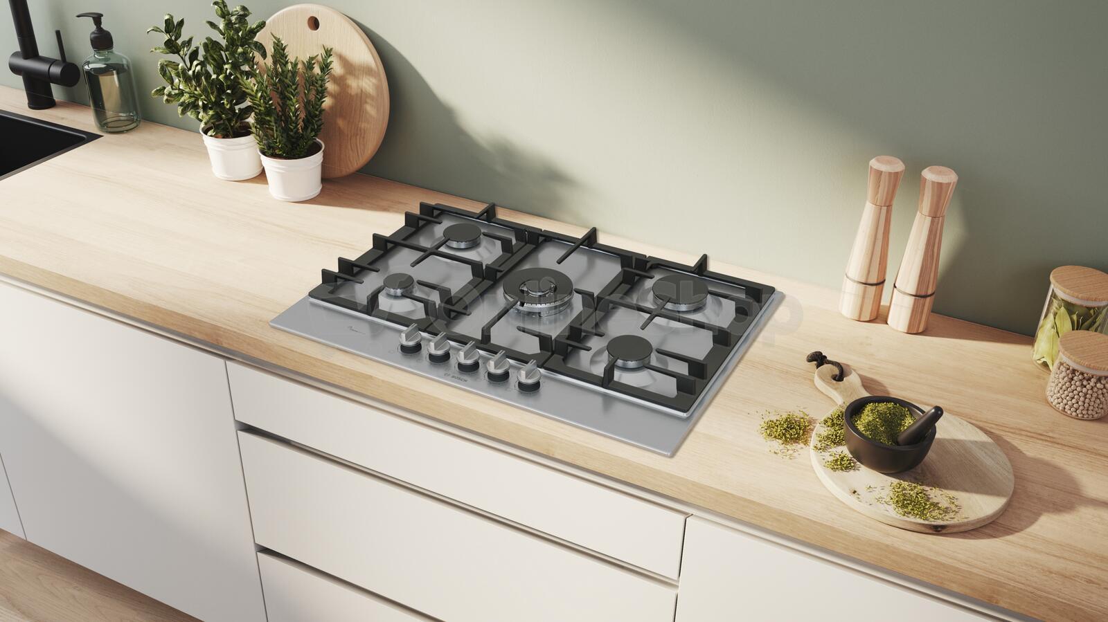 Plynová varná deska Bosch PCQ7A5I95