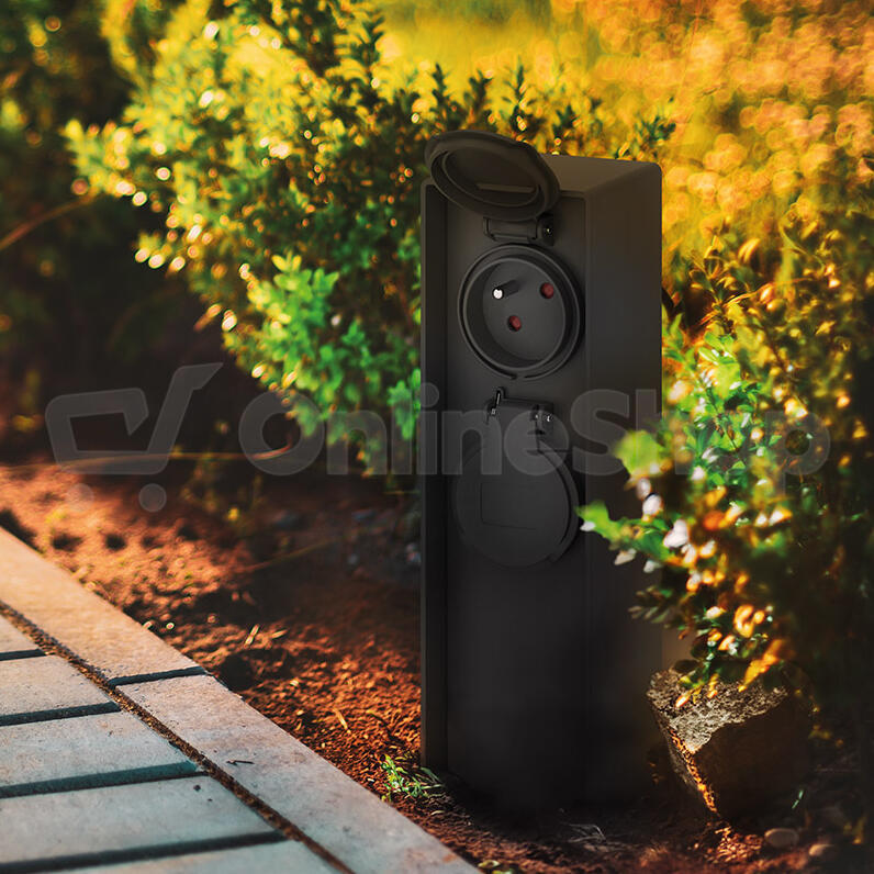 Venkovní zásuvky Solight PG04, 2×230 V