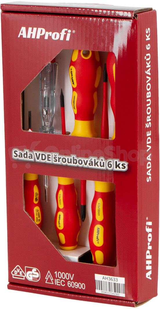 Sada šroubováků VDE 6 ks, AHProfi - AH3633