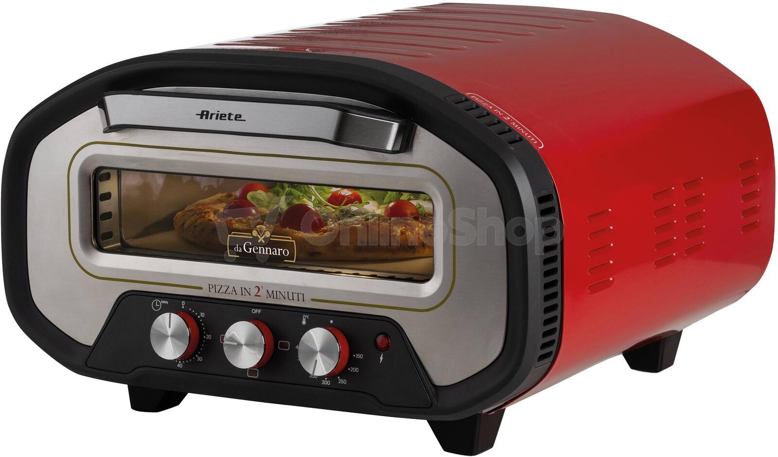 Pec na pizzu Ariete Da Gennaro 3901/00, červená