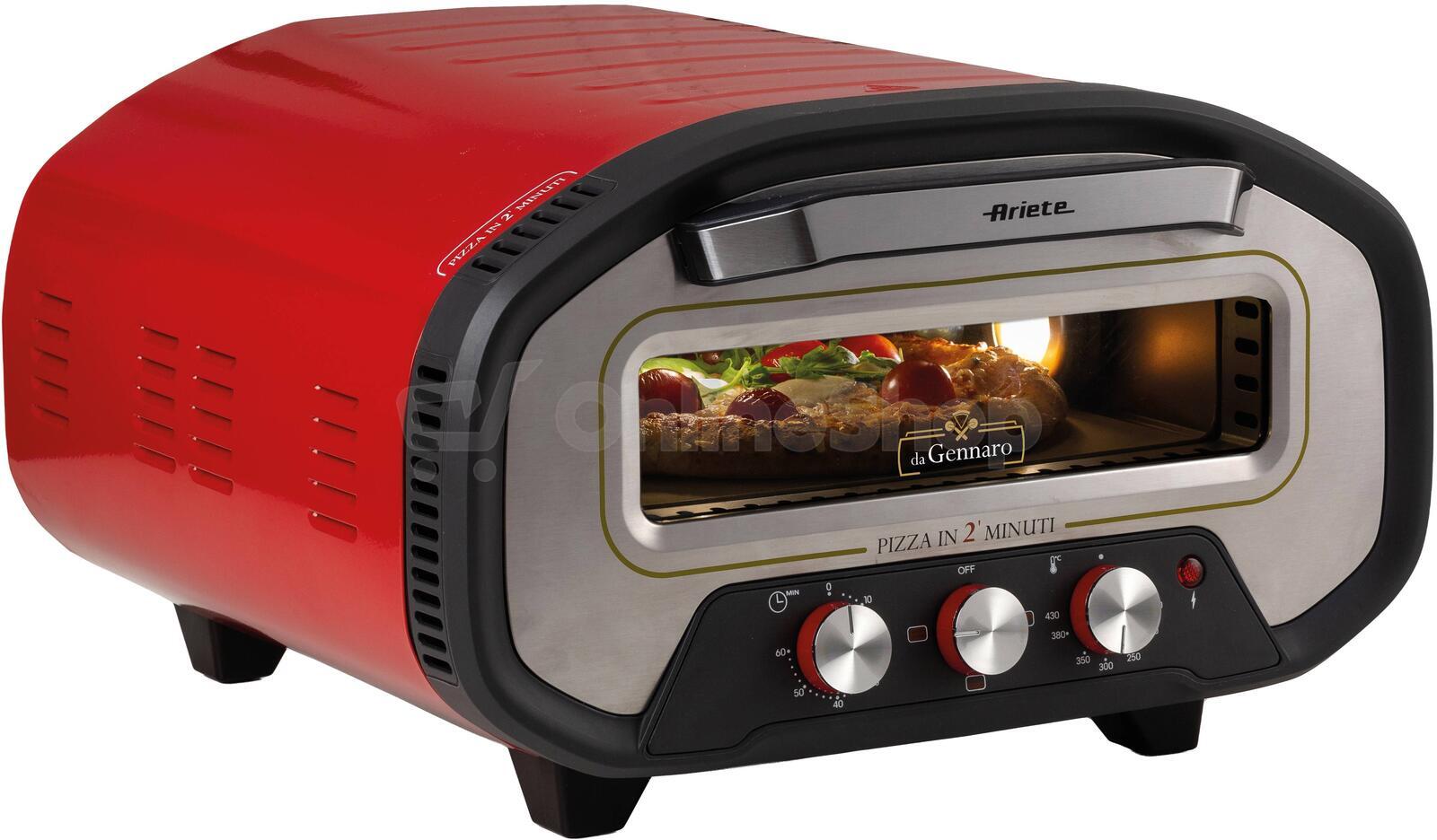 Pec na pizzu Ariete Da Gennaro 3901/00, červená