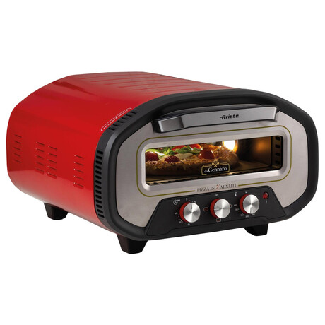 Pec na pizzu Ariete Da Gennaro 3901/00, červená