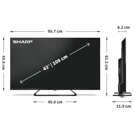 TELEVIZOR QLED Sharp 43HP6265E