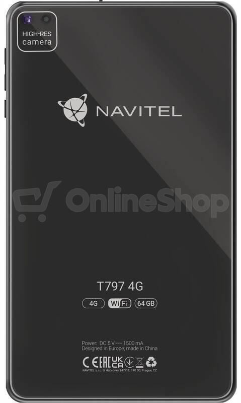 Tablet s GPS navigací Navitel T797 4G, černý