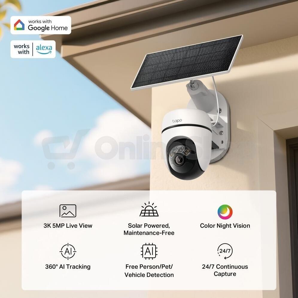 TP-Link tapo C630 KIT Solar-Powered Pan/Tilt Security