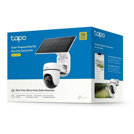 TP-Link tapo C630 KIT Solar-Powered Pan/Tilt Security