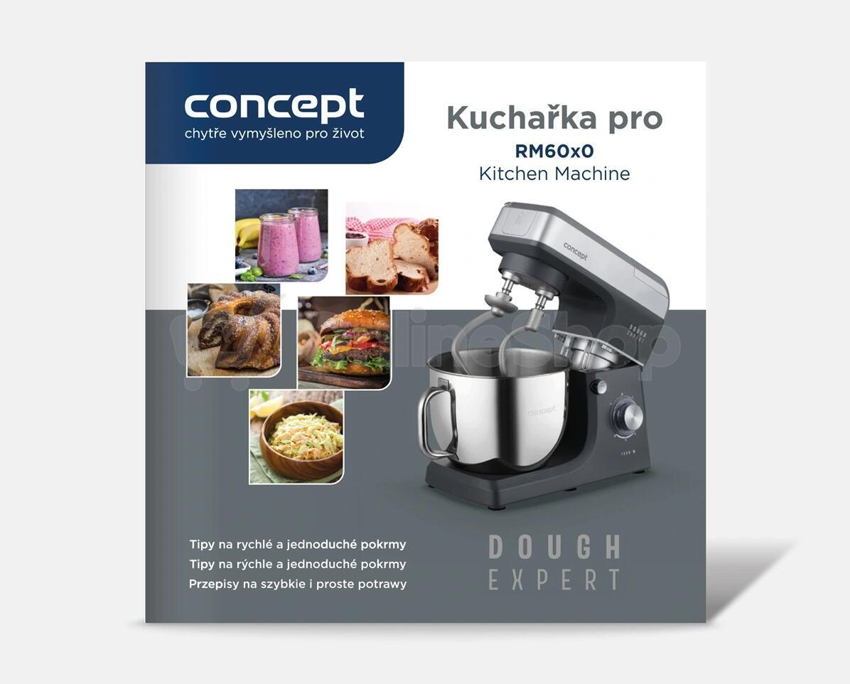 Kuchyňský planetární robot Concept RM6010 1900W, černý
