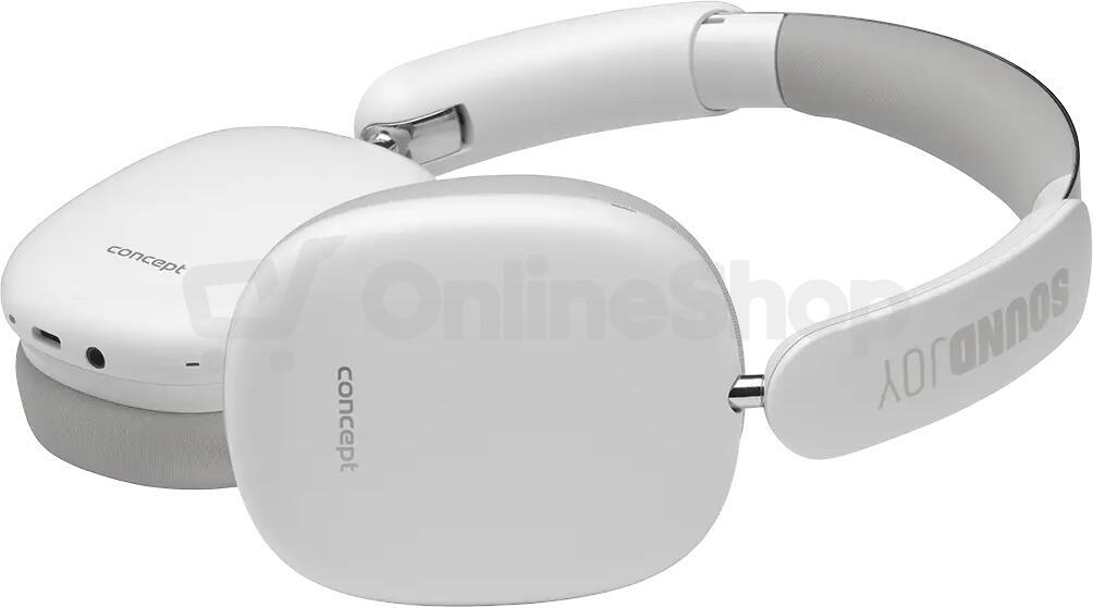 Bezdrátová sluchátka Concept SoundJoy HS4061, bílá