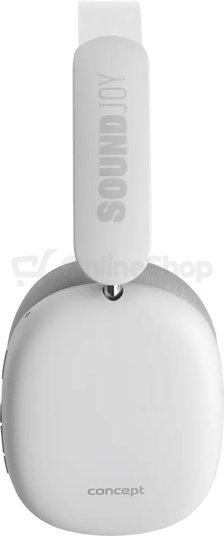 Bezdrátová sluchátka Concept SoundJoy HS4061, bílá