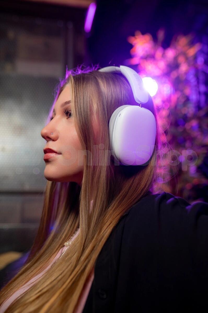 Bezdrátová sluchátka Concept SoundJoy HS4061, bílá