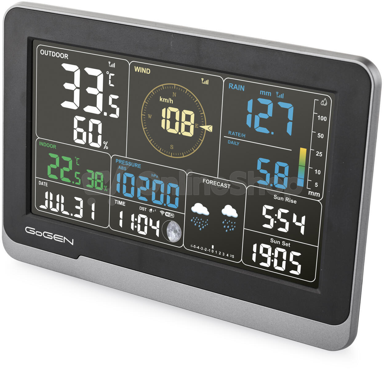 Meteostanice GoGEN ME 4900, černá
