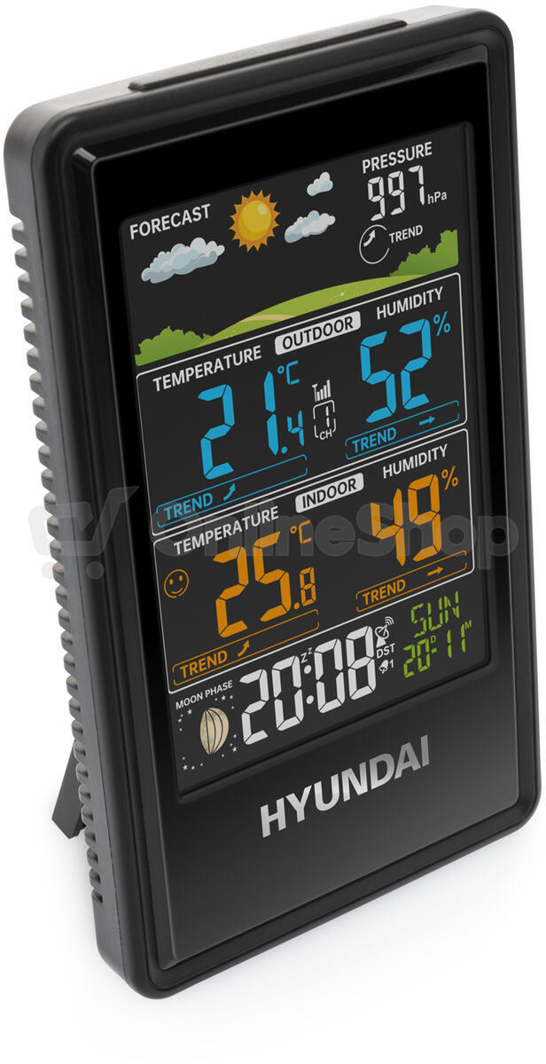 Meteostanice Hyundai WS 2350, černá