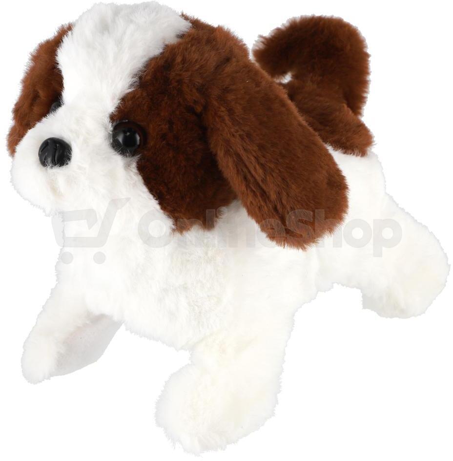 Pes Salto Teddies skákací chodící, 19cm