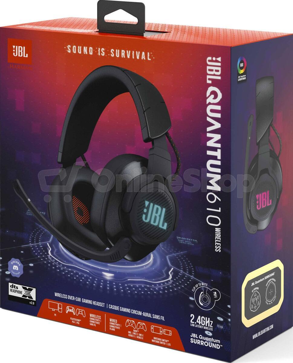 Bezdrátová herní sluchátka JBL Quantum 610