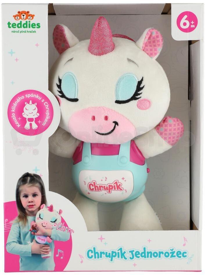 Chrupík usínáček Teddies Jednorožec