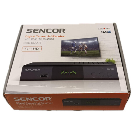 DVB-T přijímač Sencor SDB 5007T | Skutečná fotografie prodávaného kusu