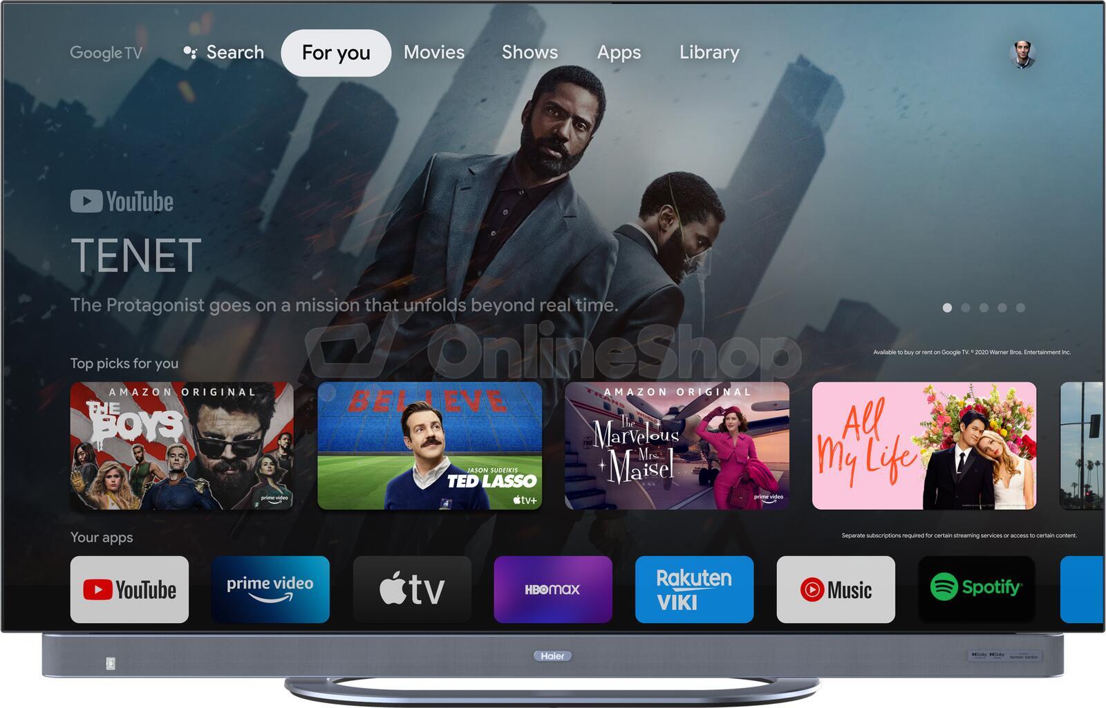 OLED TV Haier H65C95EUX C95 Series 65"