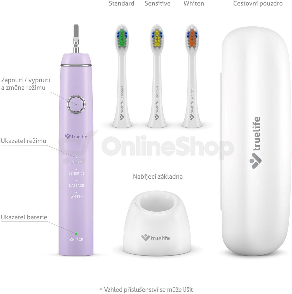 TrueLife SonicBrush Compact Duo Black / Lavender