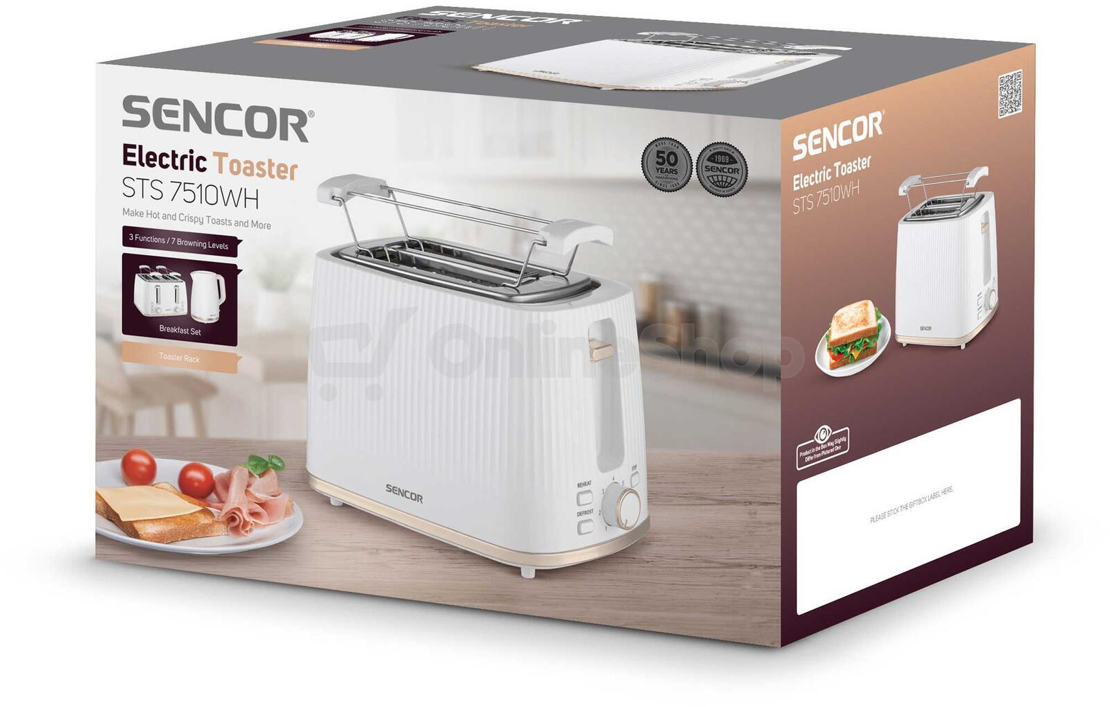 Topinkovač Sencor STS 7510WH