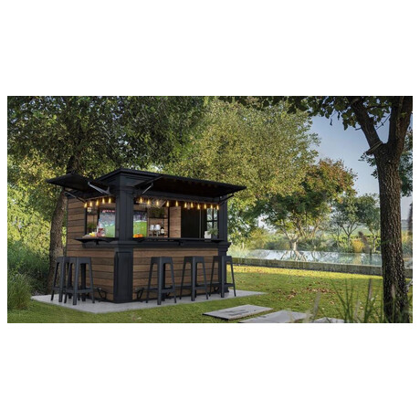 KETER DECO BAR DUO domek - Walnut
