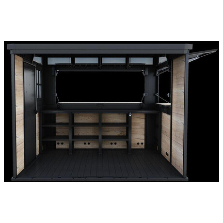 KETER DECO BAR DUO domek - Walnut