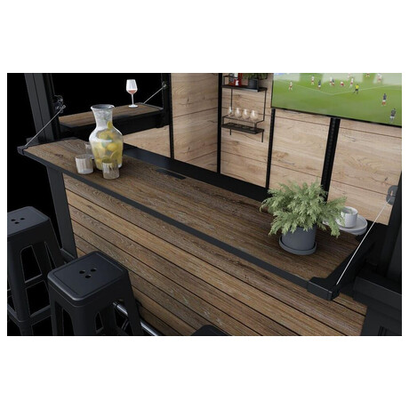 KETER DECO BAR DUO domek - Walnut