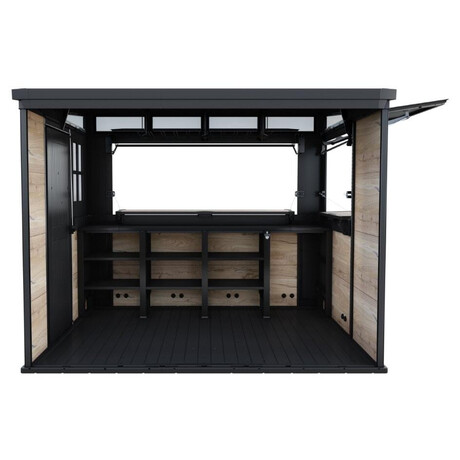 KETER DECO BAR DUO domek - Walnut